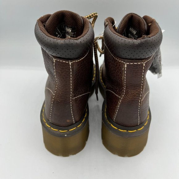Dr. Martens Jessica 36/US 5‎ Dark brown supple leather NWOB Chunky vintage laced - Picture 8 of 14